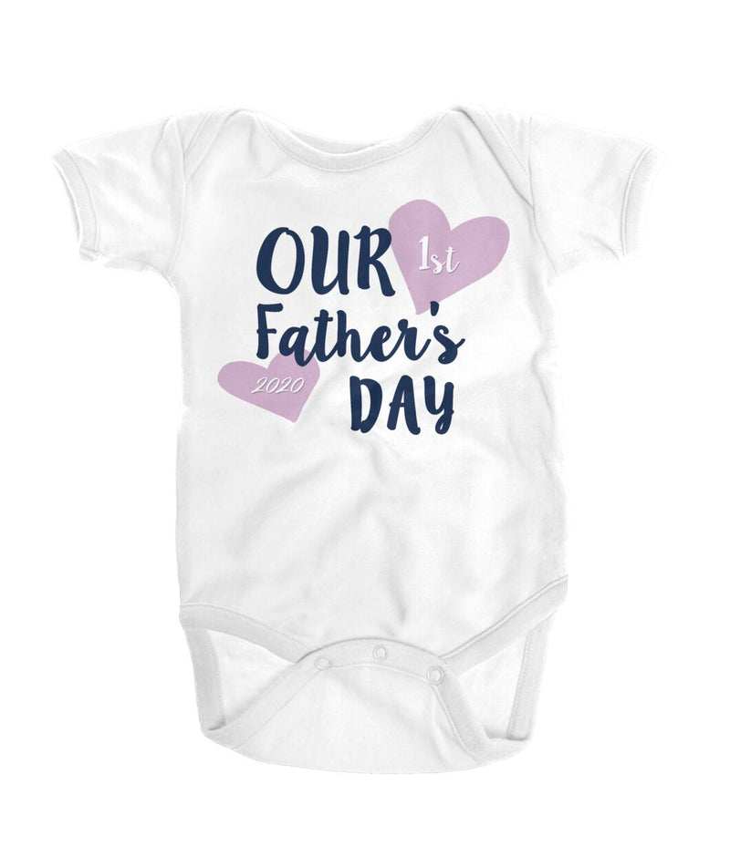 "Fathers Day" Baby GIRLS Bodysuit