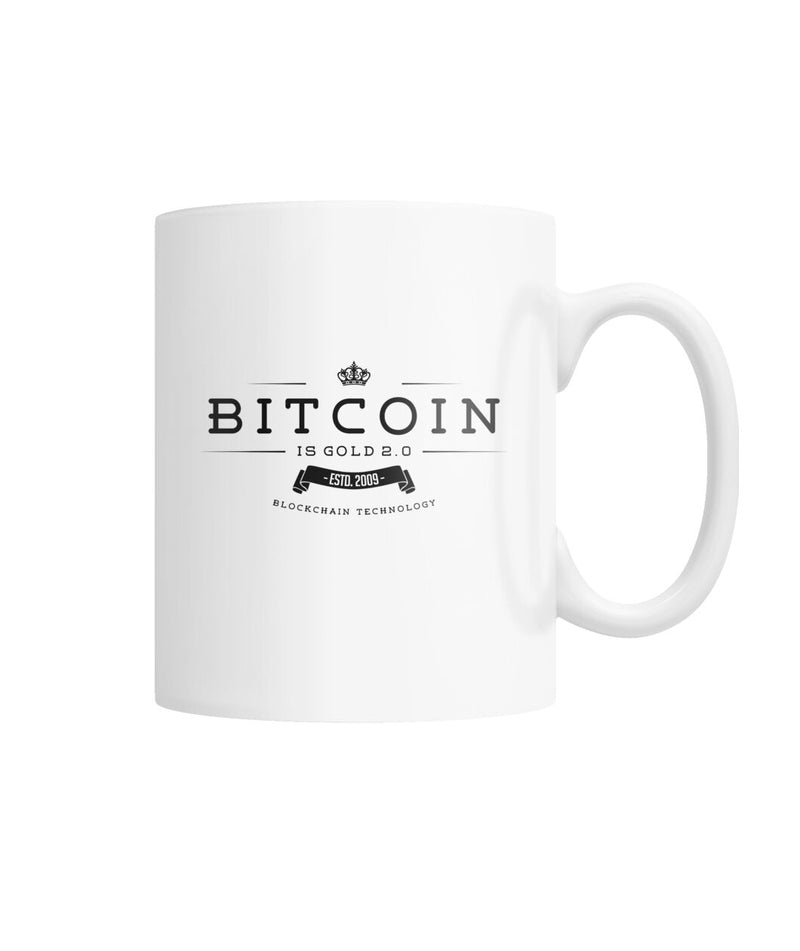 Bitcoin is Gold 2.0 MUG White Coffee Mug